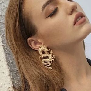 Sold Dragon earrings. New